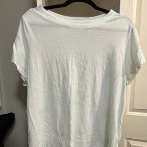 Athleta green tie-dye tee